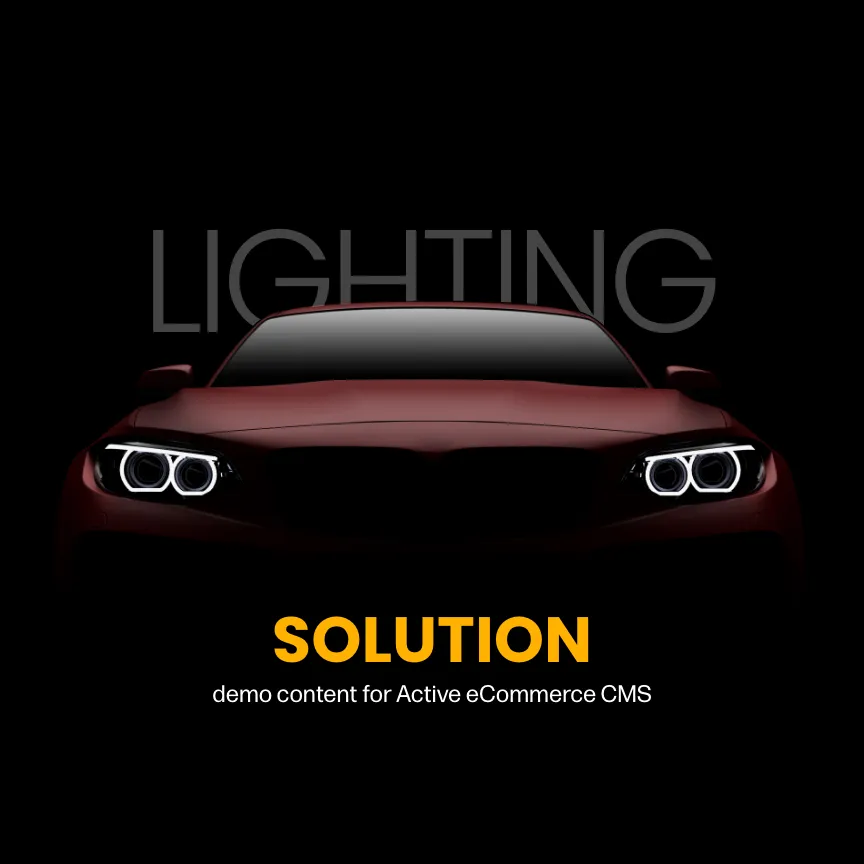 Active eCommerce Automobile promo