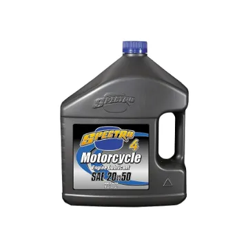 Spectro 4 Motorcycle Engine Lubricant 20w50 Oil (4 Liter Jug)
