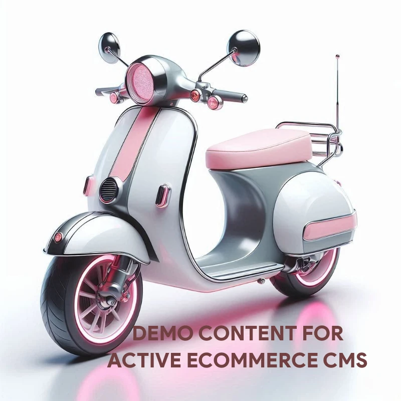 Demo Content for Active eCommerce CMS - Modern Scooter