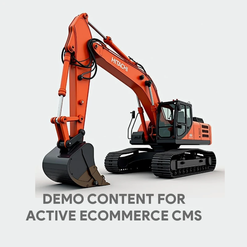 Demo Content for Active eCommerce CMS - Hitachi Zaxis 200 225USR 225US 230 270 Excavator 1
