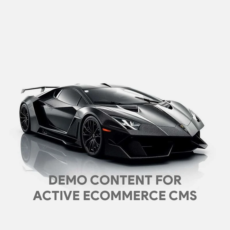 Demo Content for Active eCommerce CMS - Premium executive Lamborghini