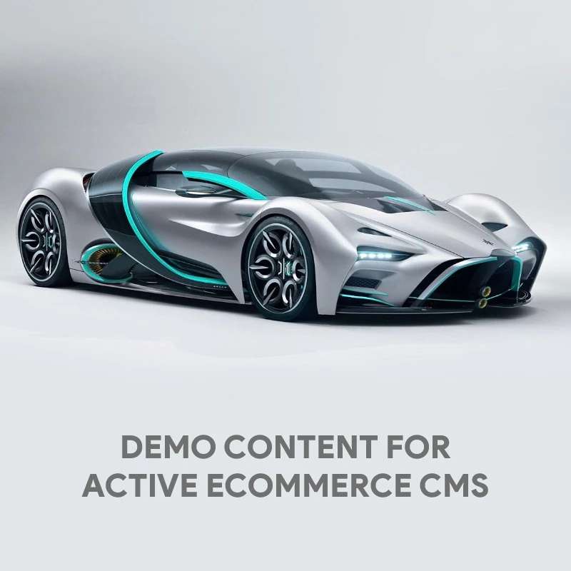 Demo Content for Active eCommerce CMS - Hyperion's futuristic