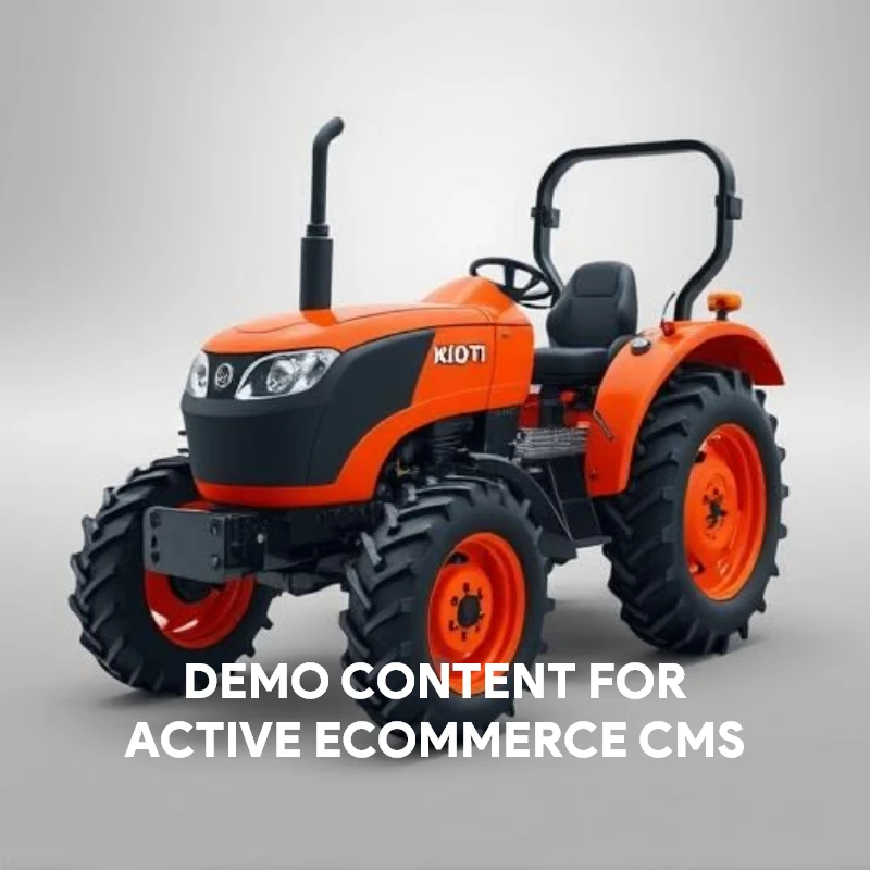 Demo Content for Active eCommerce CMS - Sub-Compact Tracto