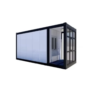 Foldable extendable detachable Economic Prefab Portable Sentry Box Security Guard Houses for Construction Site
