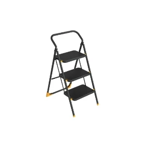 150kg load bearing indoor modern agility ladder wide step stainless steel folding step household ladders