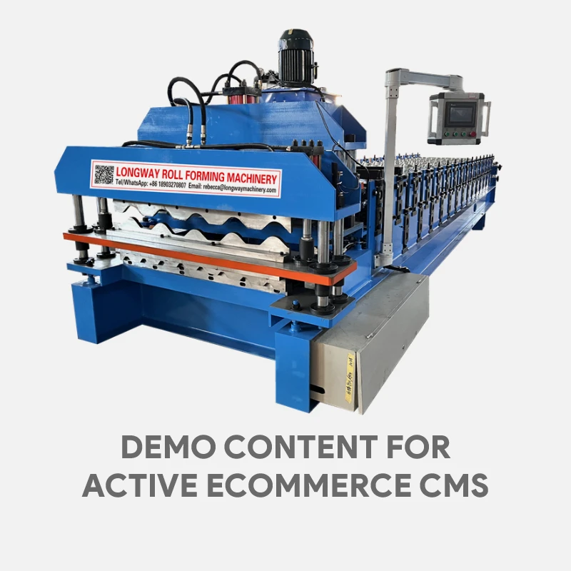 Demo Content for Active eCommerce CMS - steel tile roofing sheet tile making machine