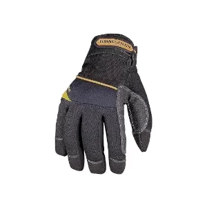 Youngstown Glove General Utility Plus Work Mechanic Gloves- Heavy Duty, Durable, Washable - Black