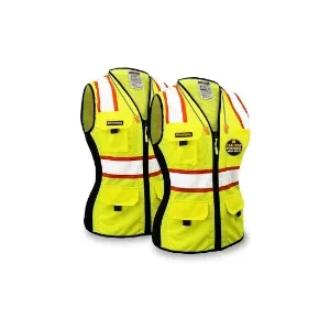 Charlotte, NC - FIRST LADY Safety Vest for Women, High Visibility Reflective Strips, Meets ANSI