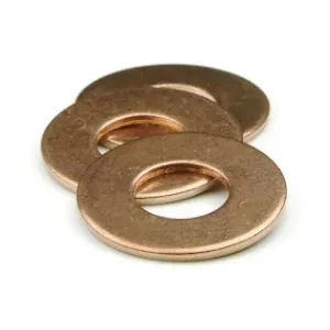 Silicon Bronze Flat Washers - 5/16"-S (0.340 x 0.75 x .062) Qty-25