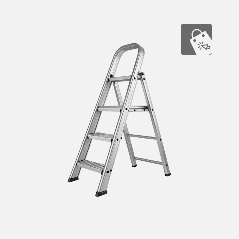 Werner 7306 stepladders, 6' Length, 25" Base Width, 7.5" Height, Yellow