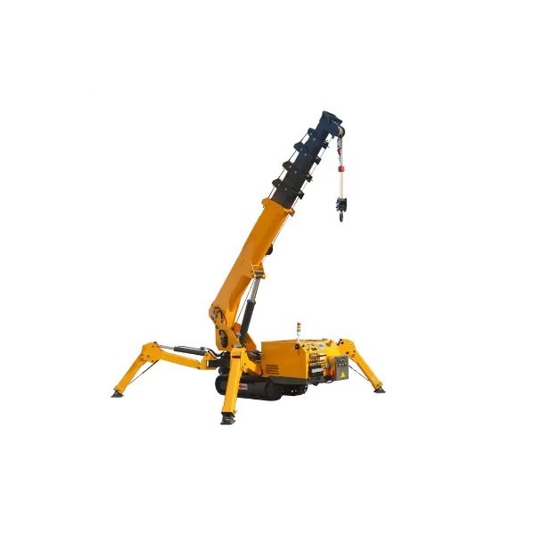 The factory supplies 8 tons of oil and electricity dual-purpose self-propelled remote-controlled spider crane