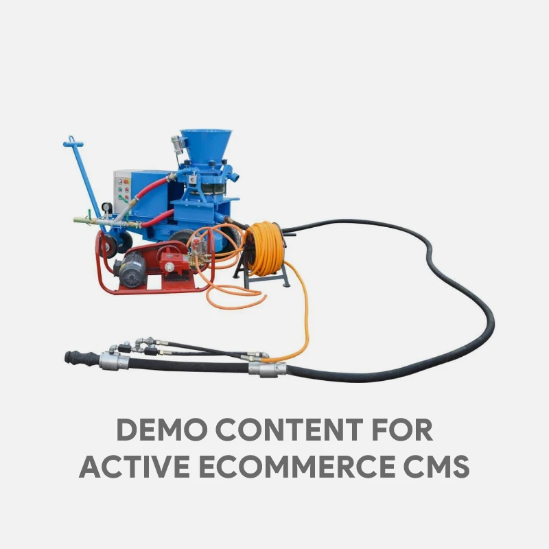 Demo Content for Active eCommerce CMS - CE 5m3/h air motor dry furnace refractory gunite machine for lime factory