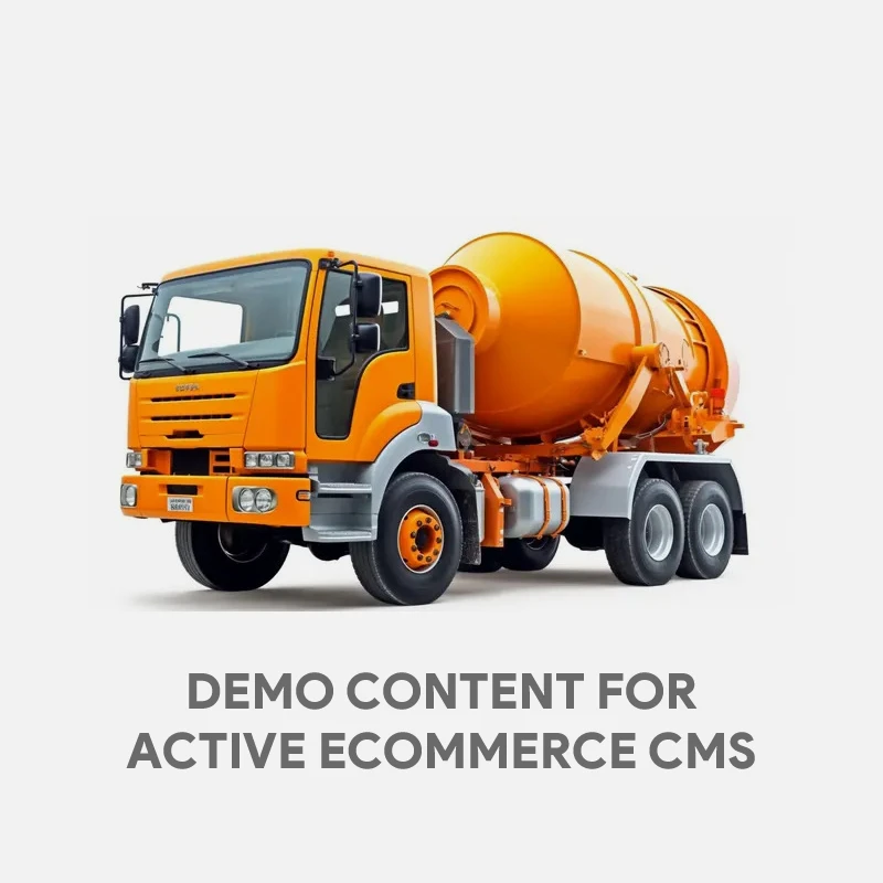 Demo Content for Active eCommerce CMS - 6X4 concrete mixer truck 8 cubic meters 10CBM 20CBM