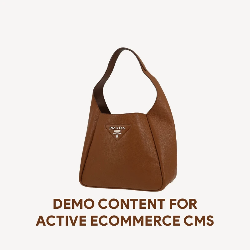 Demo Content for Active eCommerce CMS - prada ladies bag