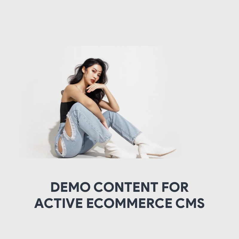 Demo Content for Active eCommerce CMS - Ladies Denim pant