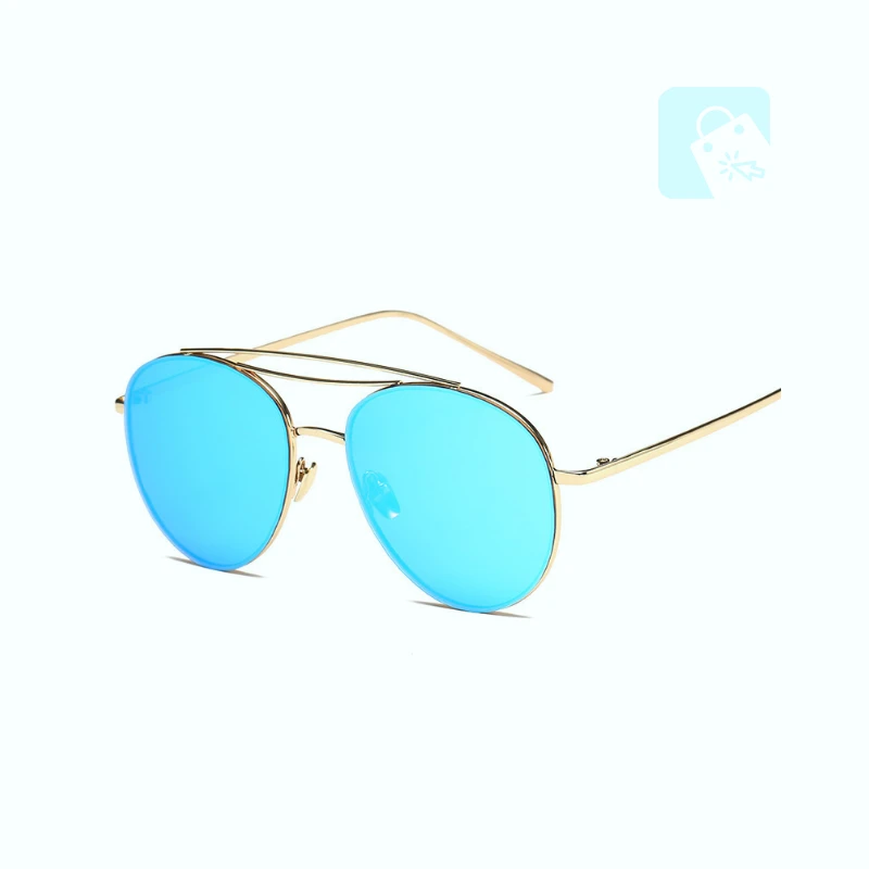 White Plastic Rectangle Sunglasses Silver Logo Lens