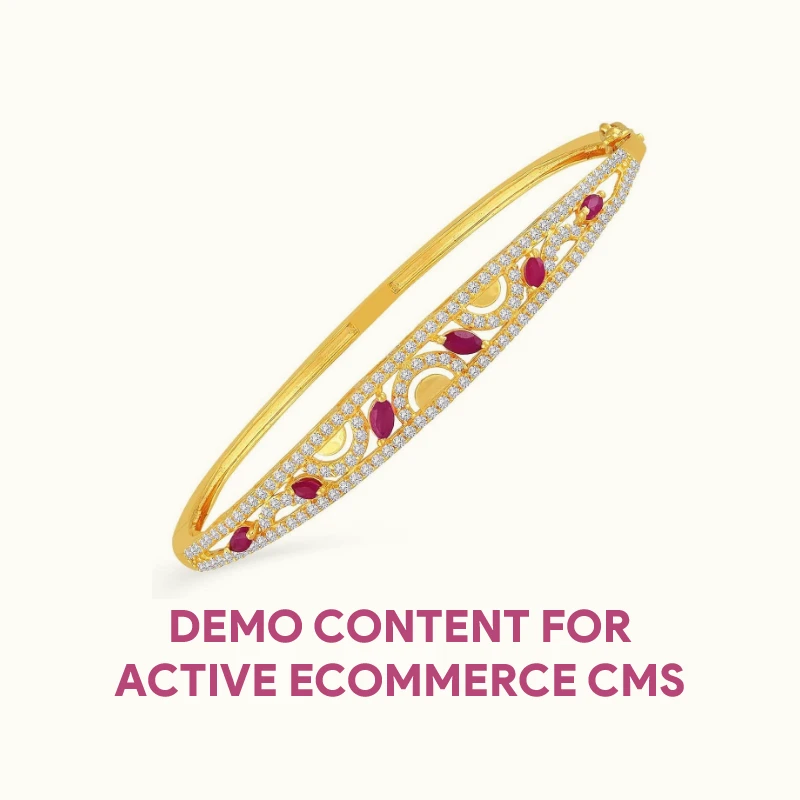 Demo Content for Active eCommerce CMS - Bracelete