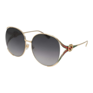 Oval Sunglasses GG0225S 001 Gold 63mm 0225