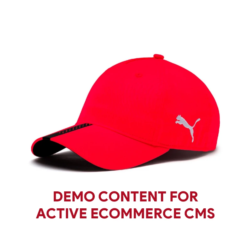 Demo Content for Active eCommerce CMS - Puma Red Hat