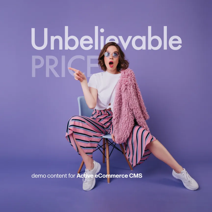 Active eCommerce Fashion promo