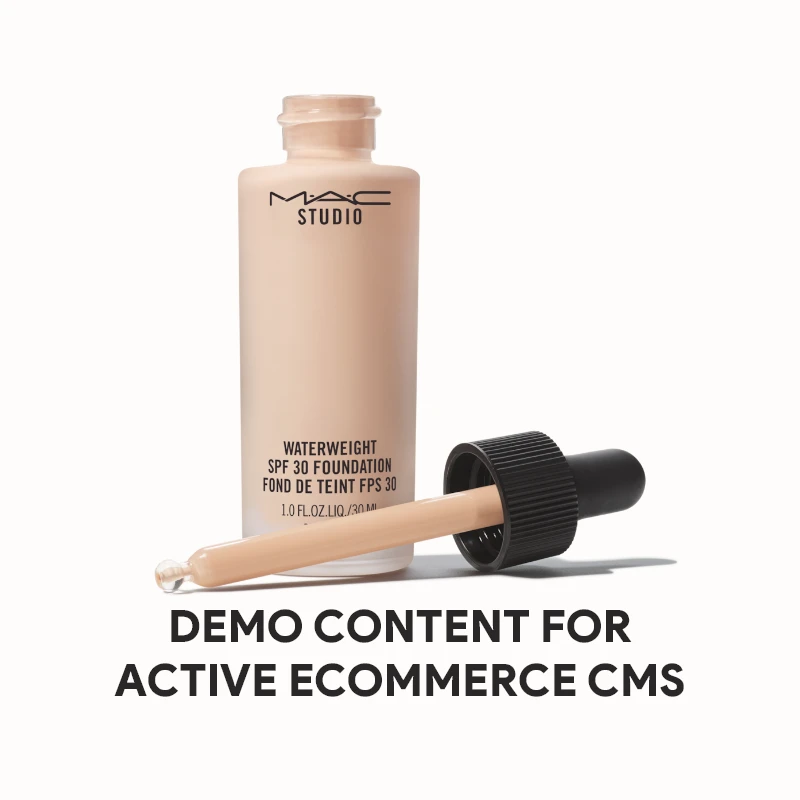 Demo Content for Active eCommerce CMS - Mac Foundation