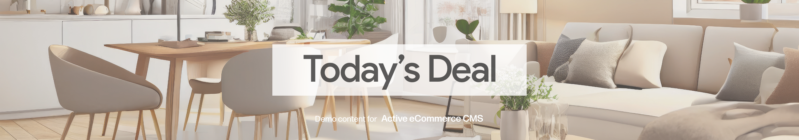 Active eCommerce Furniture promo