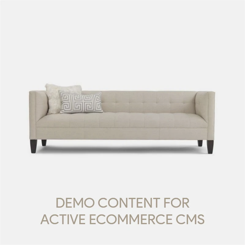 Demo Content for Active eCommerce CMS -  Dylan Sofa