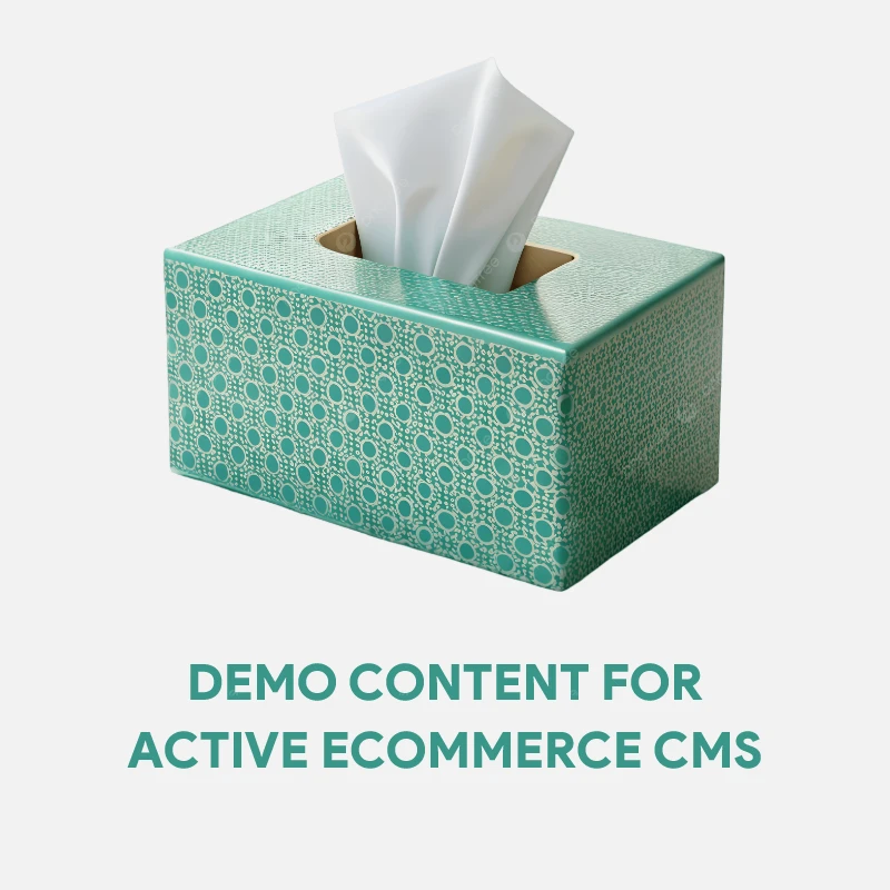 Demo Content for Active eCommerce CMS - Napkin