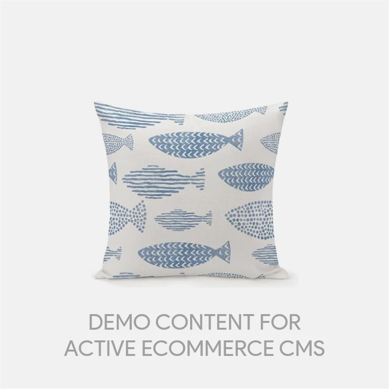 Demo Content for Active eCommerce CMS - Cotton Pillow