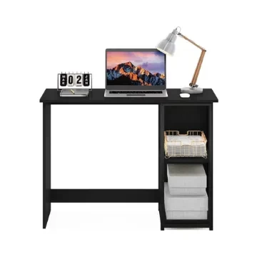 Modern Living Computer Desk 40 Inch, Americano/Black