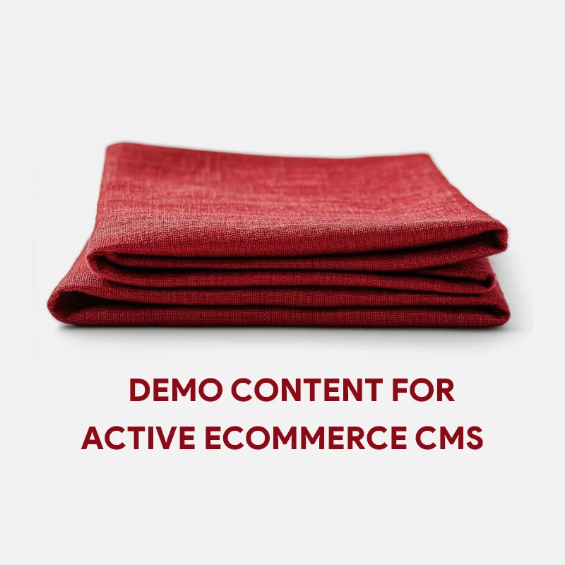 Demo Content for Active eCommerce CMS -  Linen Napkin Set