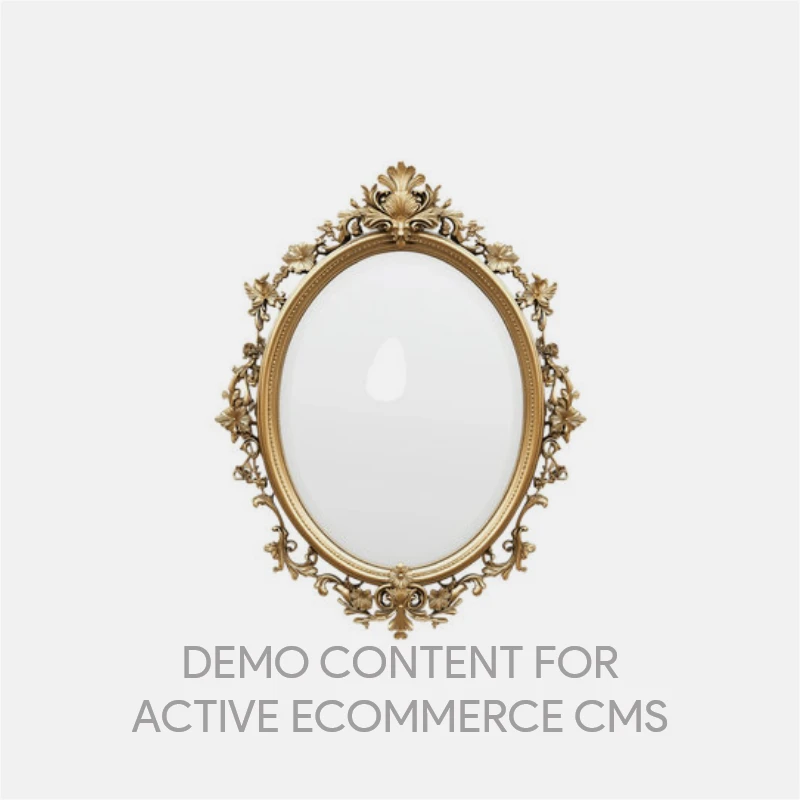 Demo Content for Active eCommerce CMS -  Accent Mirror
