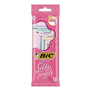 BIC Twin Select Silky Touch Twin Blade Women's Razor, 10 Count