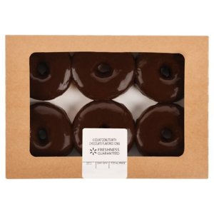 Freshness Guaranteed Chocolate Iced Donuts, 2 Count