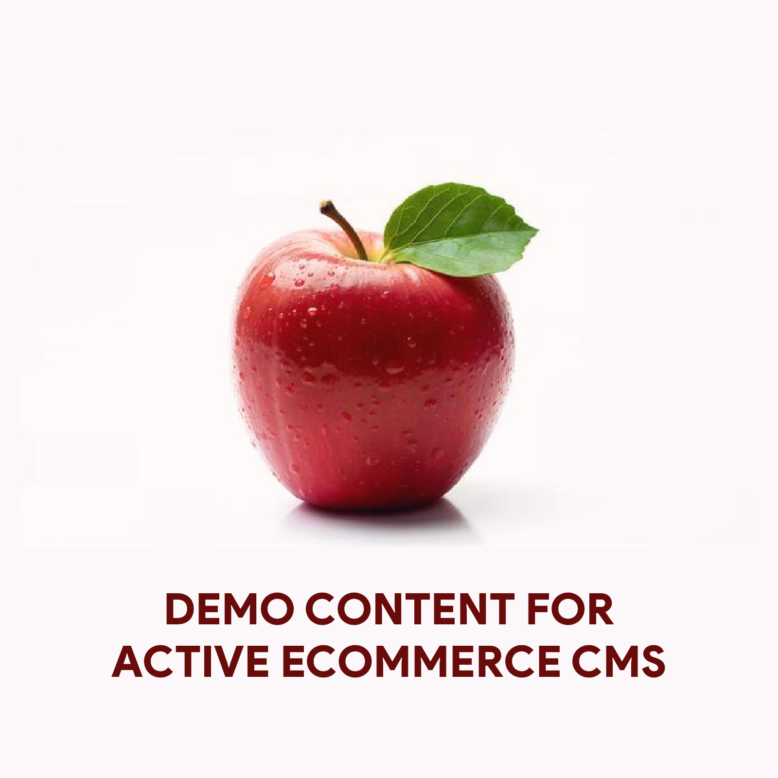 Demo Content for Active eCommerce CMS - Apples