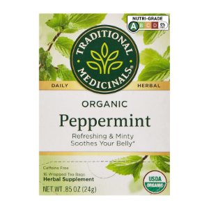 Traditional Medicinals Tea, Organic Peppermint, Tea Bags, 16 Count