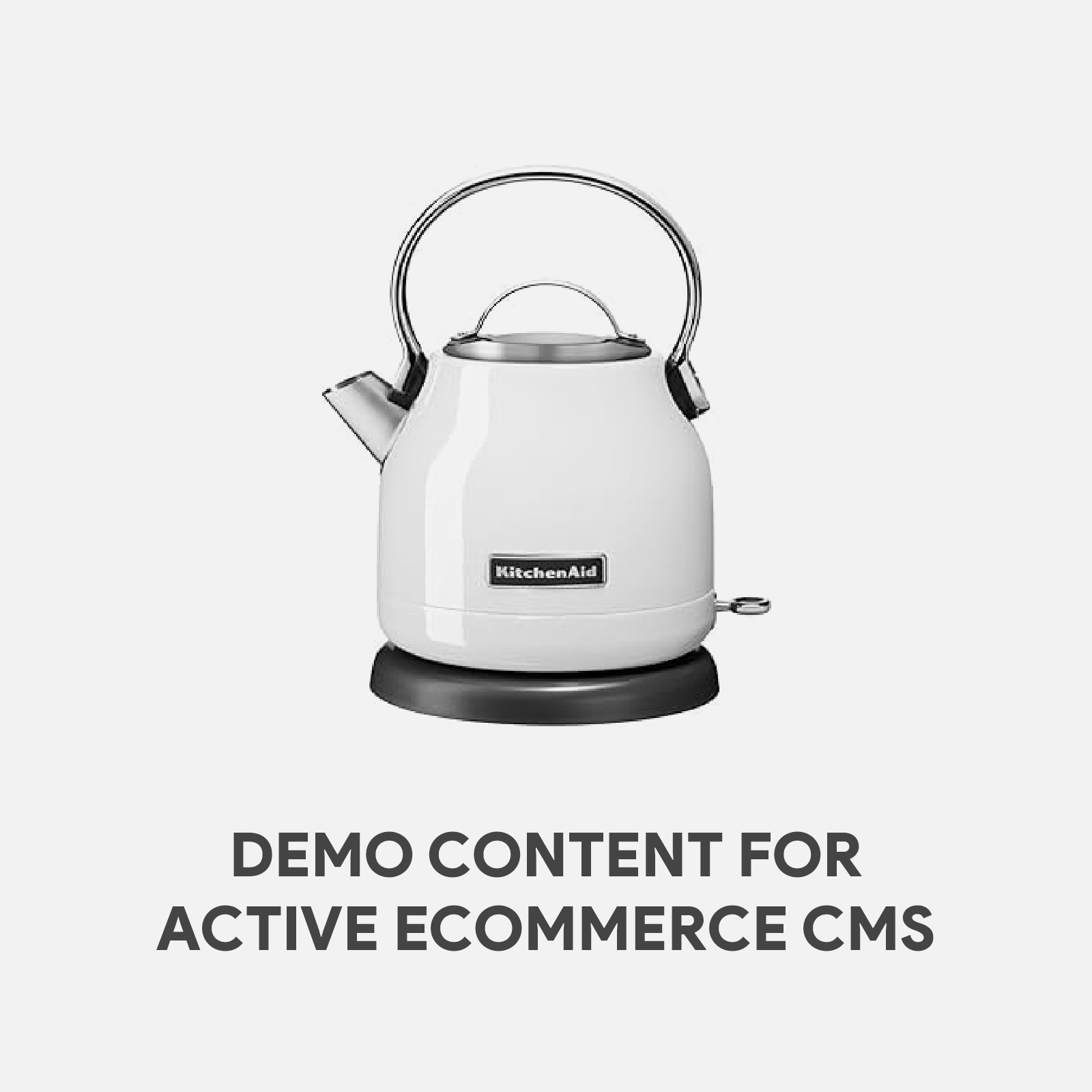Demo Content for Active eCommerce CMS - Electric Kettle