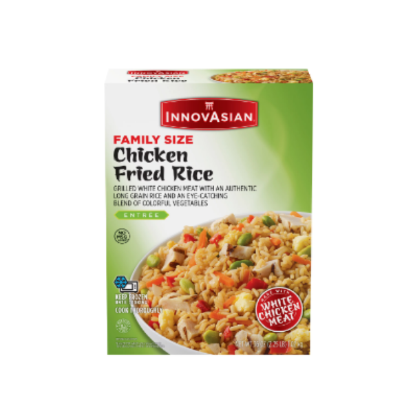 Harina de arroz frito con pollo InnovAsian, 18 oz (comida congelada)