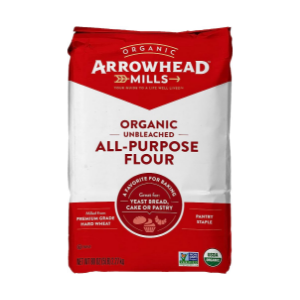 Arrowhead Mills Unbleached Organic All Purpose Flour, 5 lb Bag