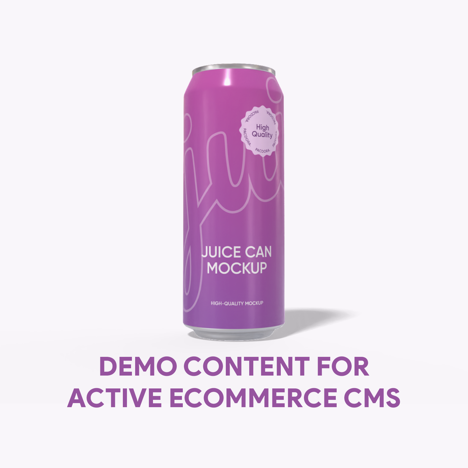 Demo Content for Active eCommerce CMS -  Mock Up