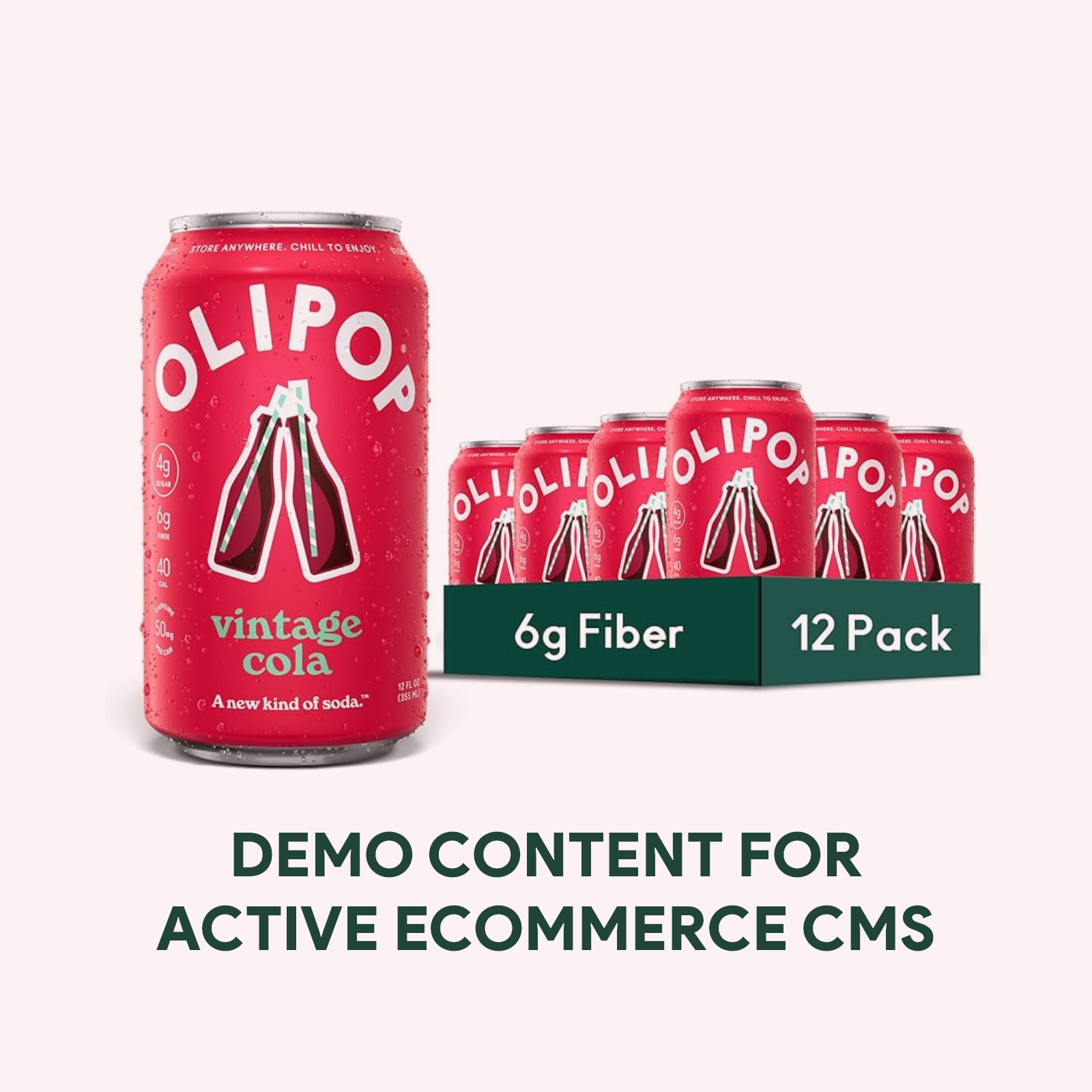 Demo Content for Active eCommerce CMS - Vintage Cola