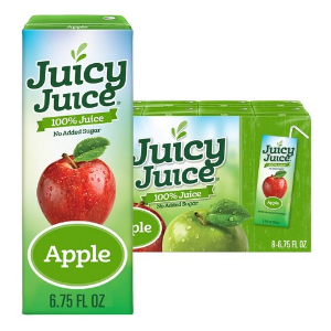 Juicy Juice Apple Juice, 100% Juice, 8 Count, 6.75 FL OZ Juice Box
