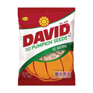 David Pumpkin Seeds, 2.25 oz, 12 Count