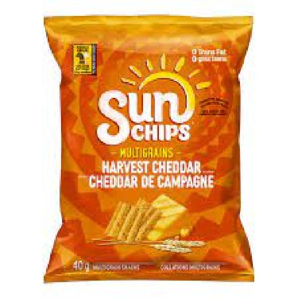 SunChips Harvest Cheddar Whole Grain Snacks, 7 oz