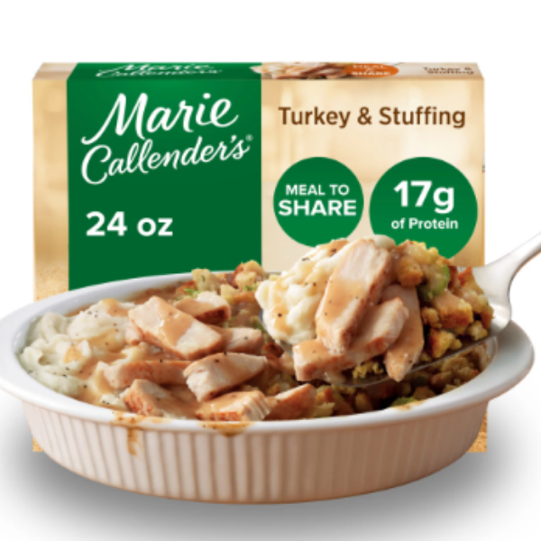 Marie Callender's Turkey & Stuffing Frozen Meal, 24 oz (Frozen)
