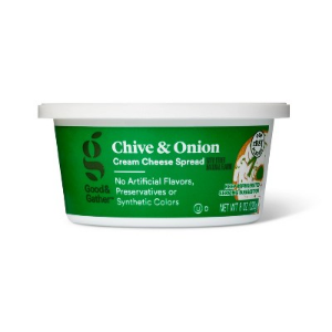 Great Value Chive & Onion Cream Cheese Spread, 8 oz