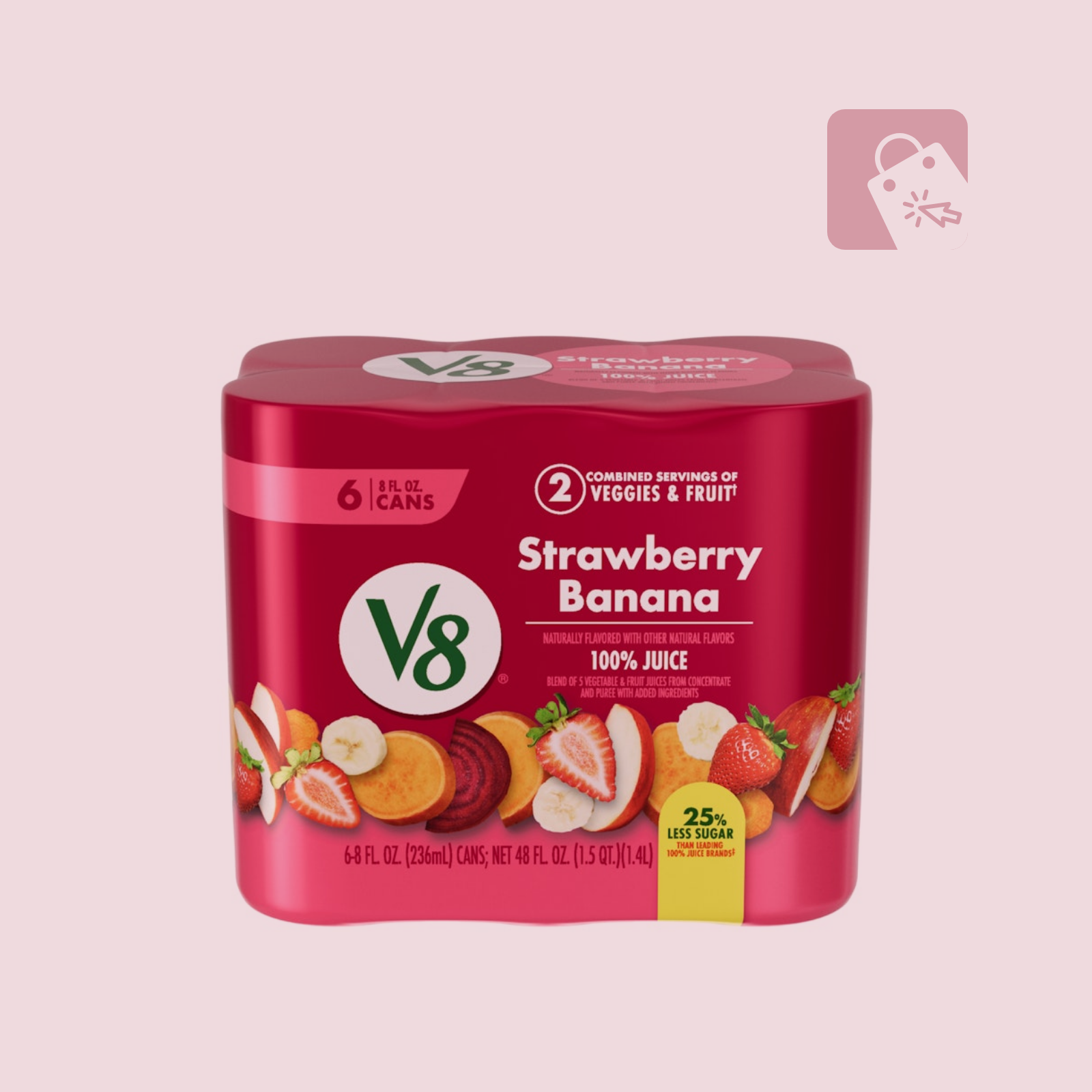 Demo Content for Active eCommerce CMS - strawberry juice box