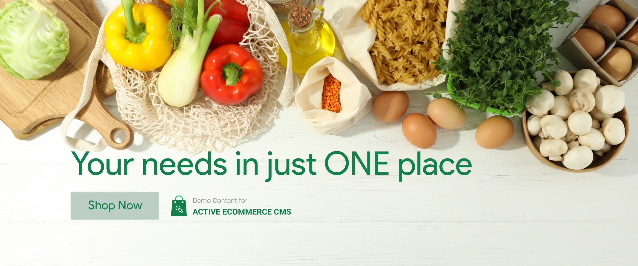 Active eCommerce Grocery promo