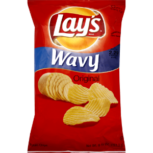 Lay's Wavy Potato Chips, Original Flavor, 7.75 oz
