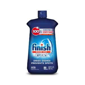 Finish Jet-Dry Rinse Aid, Dishwasher Rinse Agent & Drying Agent, 8.45 oz (Pack of 3)